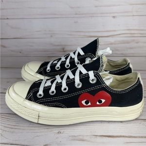 Converse play Comme des Garcons low top Chick Taylor Women’s size 6